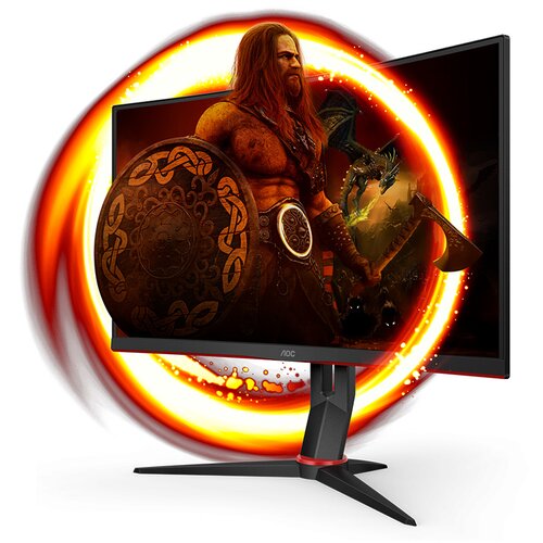 AOC MONITOR C27G2ZU Black-Red VA, Zakrivljeni.16:9, 1920&amp;times;1080, 240Hz, 1ms, 300 cd/m2, 3000:1, HDMI*2,... Slike