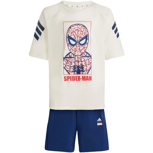 Adidas Komplet za dečake Lk Mrvl Sm Tset JZ3544, Teget-beli Cene
