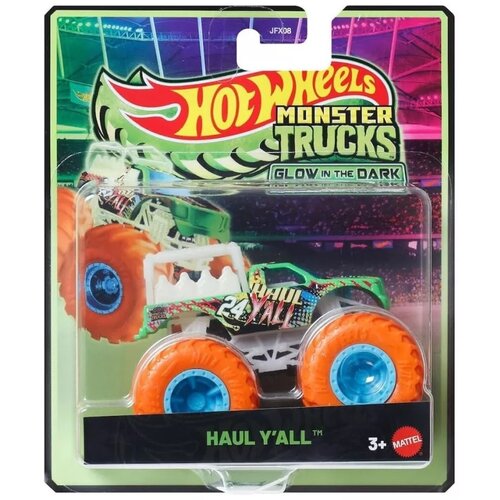 Mattel Hot Wheels Monster Trucks: Haul Y&rsquo;all majhen avtomobilček, ki sveti v temi v merilu 1:64 &ndash; Cene