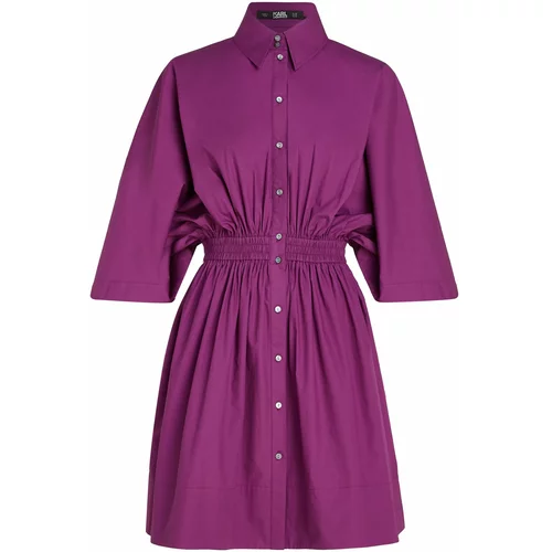 Karl Lagerfeld Obleka vijolična