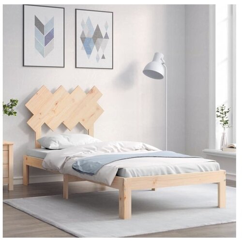  Posteljni okvir z vzglavjem 90x200 cm trles Cene