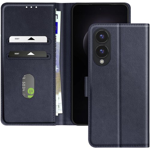 AVIZAR Ohi&scaron;je za Samsung Galaxy S25 Edge Clapet Portfelj in video držalo, Modra noč, (5000015967) Cene