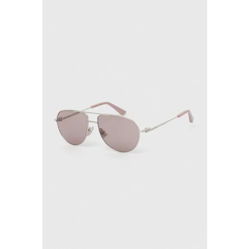 Bottega Veneta Sunčane naočale boja: srebrna, BV1302S