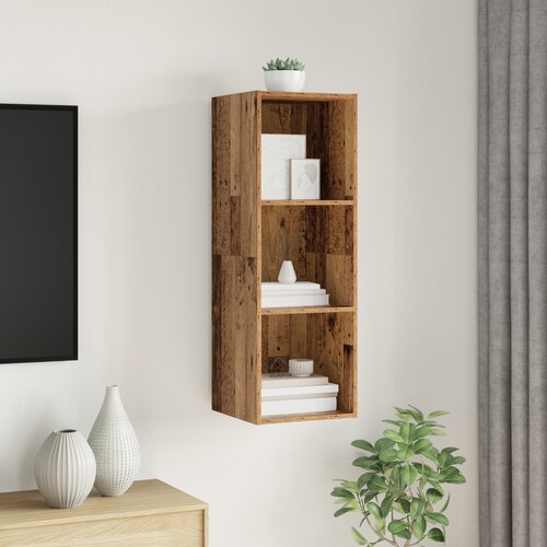 vidaXL TV omarica s polico Star les 37 x 37 x 107 cm Konstruiran les Cene