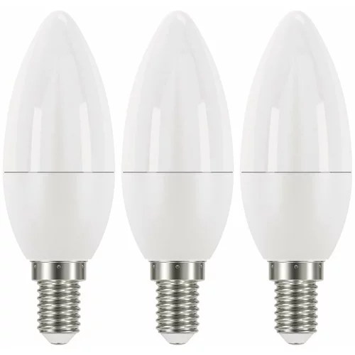 Emos Set od 3 LED žarulje Classic Candle Warm White, 6W E14