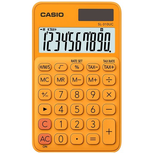 Casio kalkulator SL310 uc oranž Slike