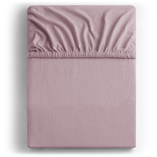Restilo Pra&scaron;no rožnata napenjalna rjuha iz jerseyja 200x200 cm Amber &ndash; Cene