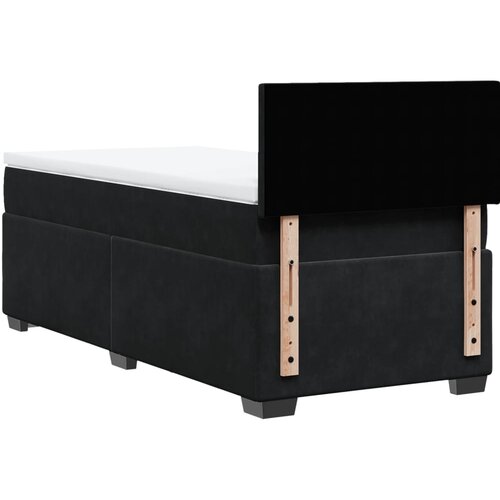 Box spring krevet s madracem crni 100x200 cm bar&amp;scaron;unasti Slike