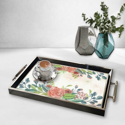 Aberto Design Poslužavnik TPG9796 50 x 29 x 3.5 cm, Šareni Cene