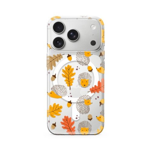  Futrola silikonska print magsafe za iphone 17 pro (6.3) leaves ( F122875 ) Slike
