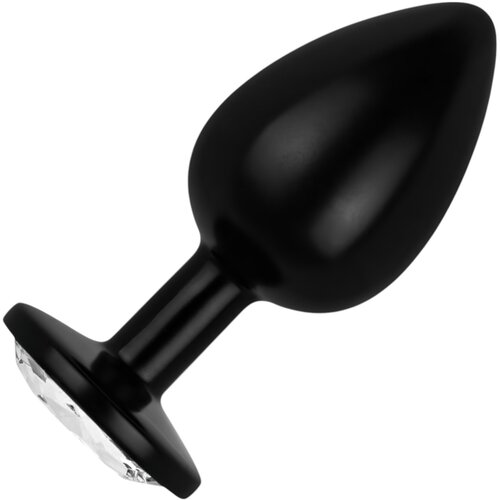 EasyToys Anal Collection - analni dildo s kamnom - L (črna) Cene