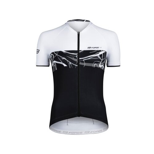 Force dres art lady kratki rukav, crno-beli ( 90013146 ) Slike