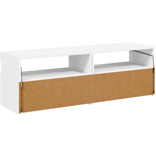 ormarići s LED svjetlima 2 kom bijeli 60 x 35 x 40 cm Slike