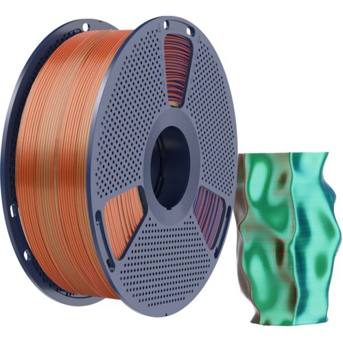 SUNLU silk pla+ tri-colour orange blue green Cene