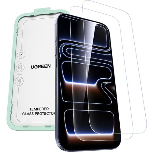 Ugreen KALJENO STEKLO ZA IPHONE 17 PRO MAX 2 KOS ZAŠČITNO VISOKO, (5000333749) Cene