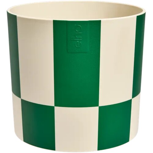 ELHO cvetlični lonec blocks & stripes 15 cm - travni&scaron;ko zelena Cene
