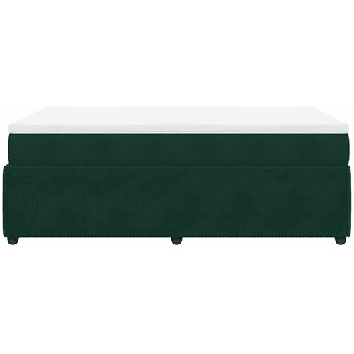 Box spring krevet s madracem tamnozeleni 120x200 cm bar&amp;scaron;unasti Slike