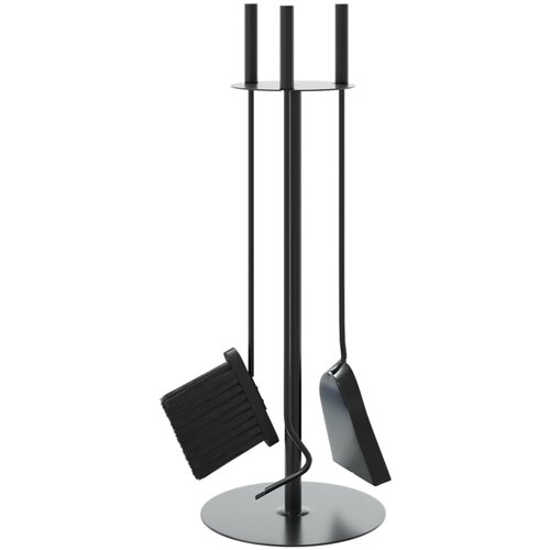  Set alata za kamin od 4 dijela 22 x 59 cm čelik Slike