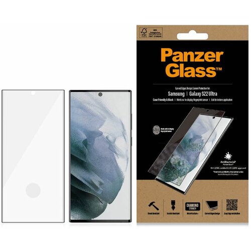Panzerglass zaštitno staklo Case Friendly AB za Samsung Galaxy S22 Ultra 5G Slike