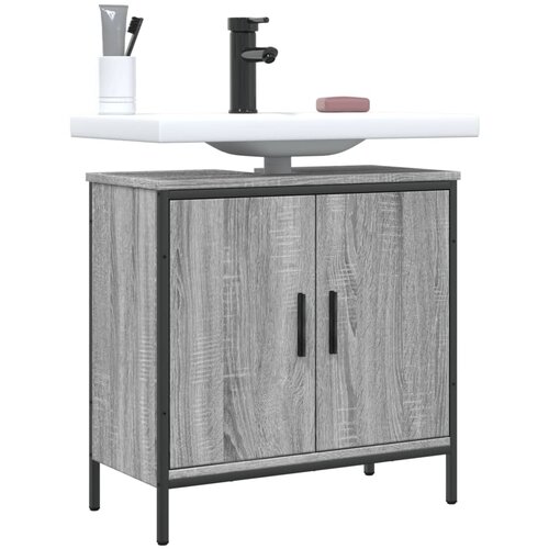 vidaXL Ormarić za umivaonik boja hrasta 60x30x60 cm konstruirano drvo Cene