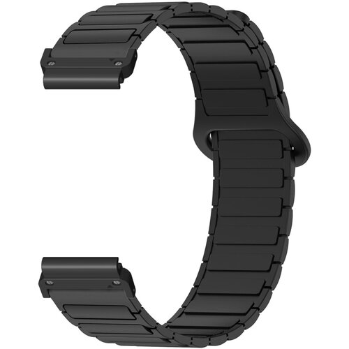 INF Silikonski pa&scaron;ček z magnetnim I-nosilcem, za Garmin Fenix in 22mm Black, (5000326899) Cene