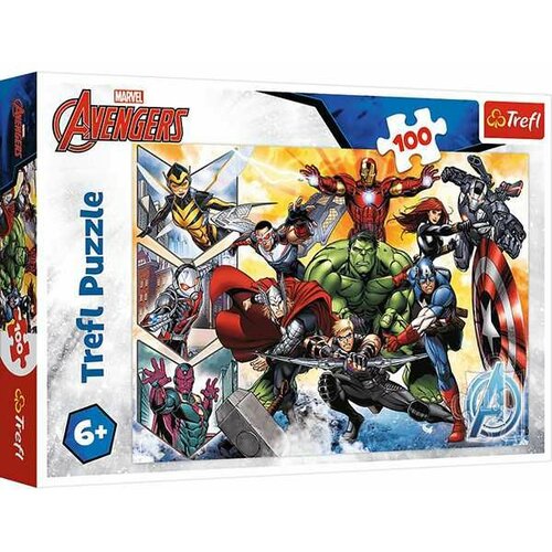 Trefl Puzzle - The Power of the Avengers / Disney Marvel The Avengers - 100 delova Cene
