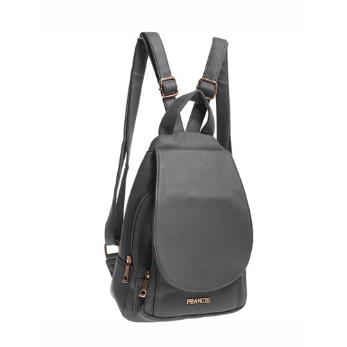 Fashion Hunters Dark grey backpack with adjustable straps Slike