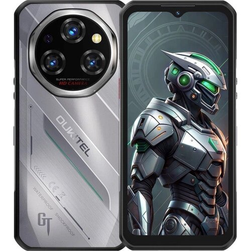 Oukitel WP62 6,58 Smartphone Dual SIM Android 15 5G USB Type-C 8 GB 256 GB 11000 mAh Silver Slike