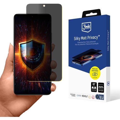 3mk silky matt privacy kaljeno steklo za xiaomi 13T privacy zaščita zaslona, (5000027687) Cene