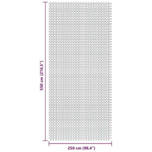 VidaXL Podna prostirka za kampiranje zelena 5 5 x 2 5 m Slike