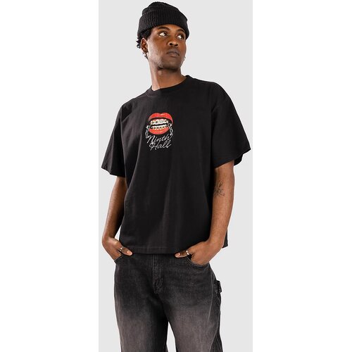 Ninth Hall Logo Play Cropped T-shirt limo black Slike