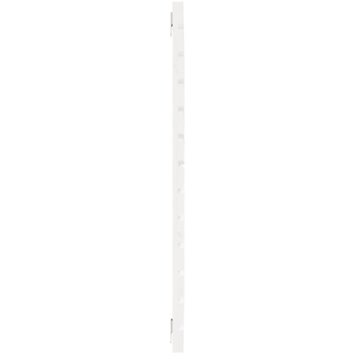  Zidno uzglavlje bijelo 81x3x91,5 cm od masivne borovine Slike