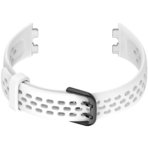INF Nadomestni pašček za Huawei Band 8/9 - Zračen silikonski pašček za uro White, (22076837) Cene