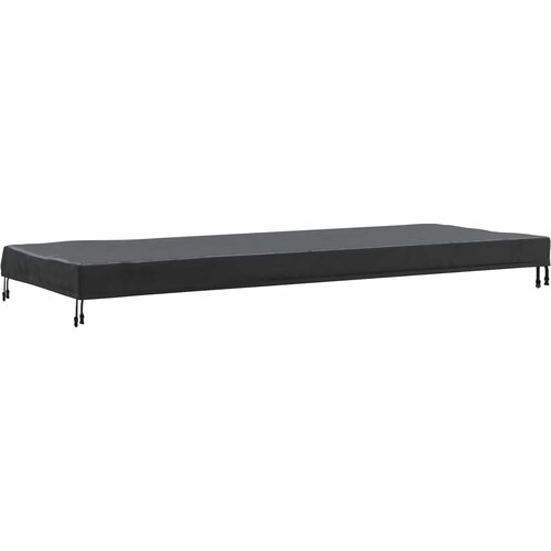  Pokrov za stol Jednobojno Crna 262 x 102 x 15 cm tkanina Slike