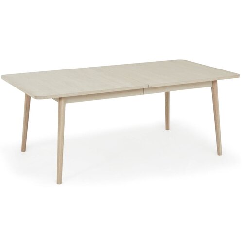 Furnhouse Raztegljiva jedilna miza z mizno ploščo v hrastovem dekorju v naravni barvi 95x170 cm Porto – Cene