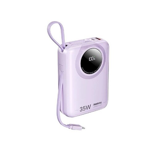 Remax RPP-73 Purple 35W Power Bank with 2 Fast Charging Cables 20000mAh Cene