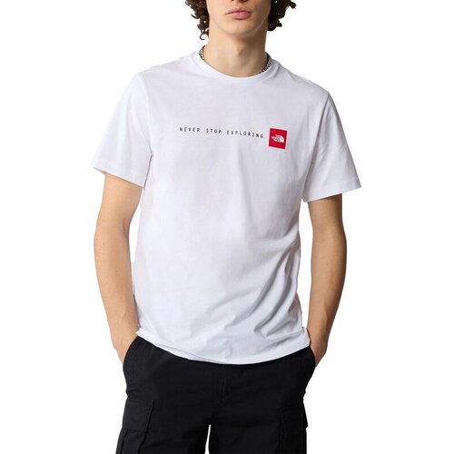 The North Face Mu&amp;scaron;ka majica S/S NEVER STOP EXPLORING TEE, Bela Slike