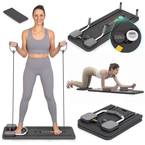 Modern Home ModernHome vi&amp;scaron;enamjenska sklopiva pilates reformer ploča s LCD zaslonom i ekspanderima Slike