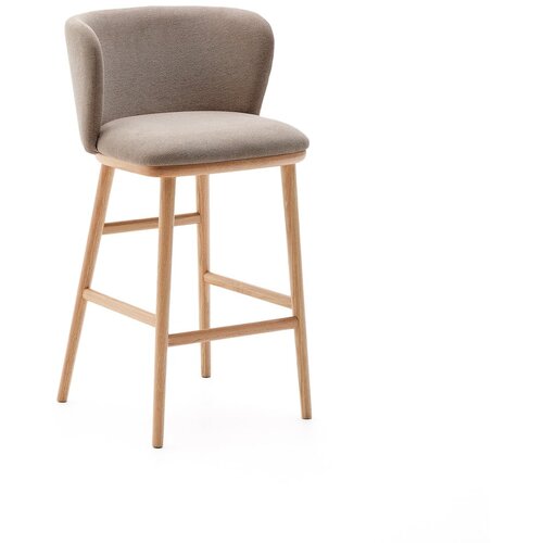 Kave Home Svetlo rjav barski stol (višina sedeža 65 cm) Ciselia – Cene