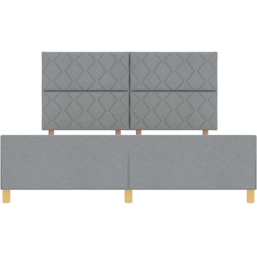 VidaXL krevet u svjetlosivoj boji 180x200 cm Tkanina Slike