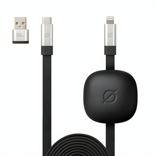 Kabel za brzo punjenje USB-C Autom Studios - 1.8m - Crna KP26294 Cene