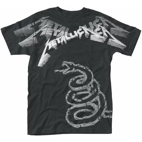 Metallica Košulja Black Album Faded All Over Black L