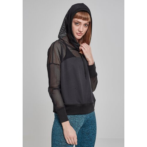 UC Ladies Women's fishnet hoodie black Cene