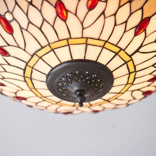 Endon 70723 - plafonsko svetlo tiffany dragonfly 2xE27/60W/230V prečnik 41 cm Slike