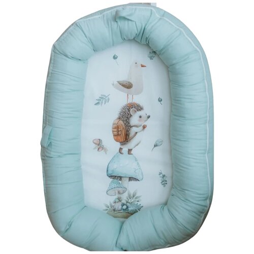 Baby Textil gnezdo za bebe Jež, Plava Slike