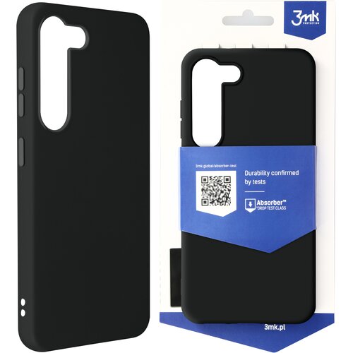 3mk Matt case futrola za Samsung Galaxy S23 - Crna Cene