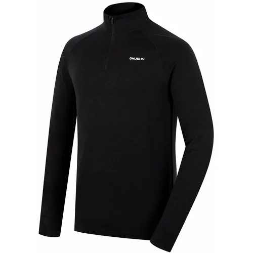 Husky Men's merino sweatshirt Aron Zip M black