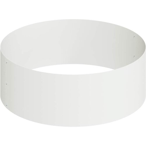  Vrtna saksija Bijelo 90 x 90 x 20 cm Čelična vrata Slike