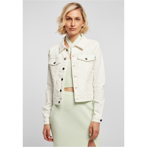 UC Ladies Women's Organic Denim Jacket Offwhite Raw Cene