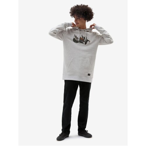 Vans Light Grey Men&amp;#039;s Brindle Hoodie Back Bay - Men Slike